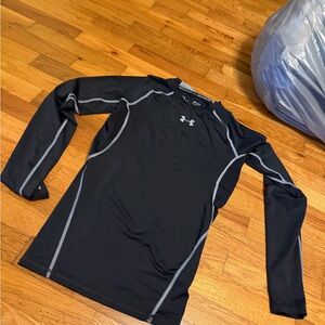 Under Armour Black and Gray Performance Top